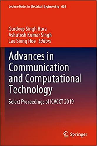 Advances in Communication and Computational Tech
