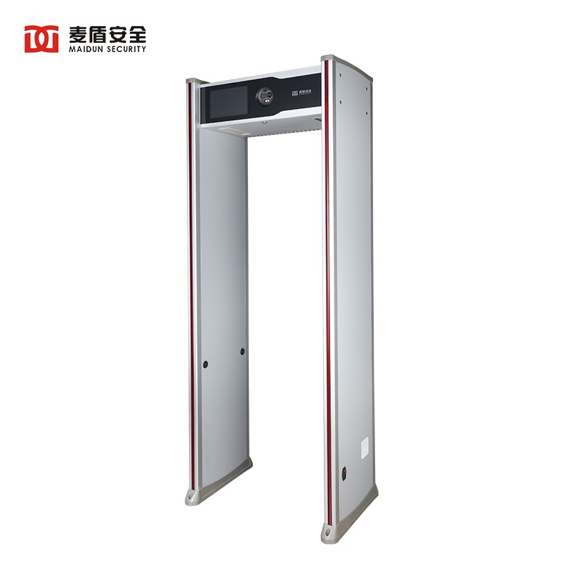 麦盾 热成像测温安检门厂家直销人脸识别嵌入式测温门医院非接触式 md