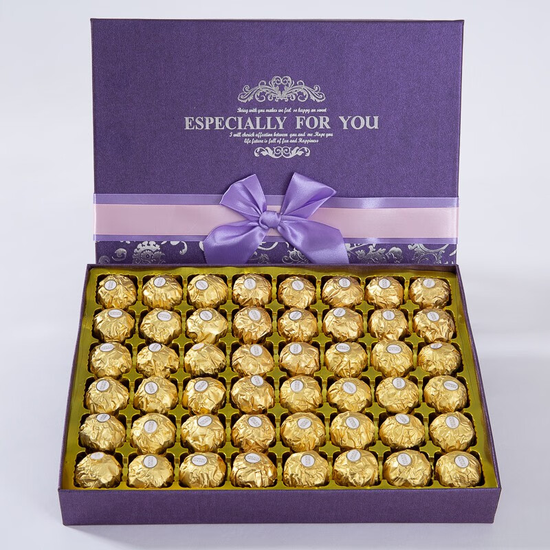 费列罗 (ferrero)30粒48粒96粒巧克力三八妇女节礼物送员工亲友团购