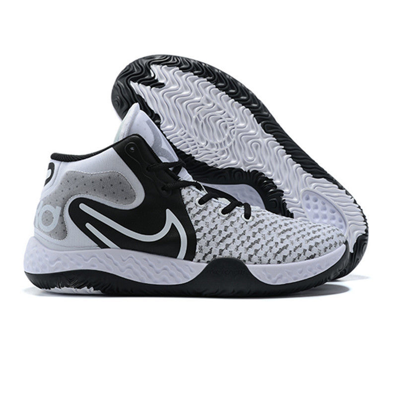 杜兰特5代特雷kd trey 5  viii 8代篮球鞋灰黑白银气垫实战篮球鞋 白