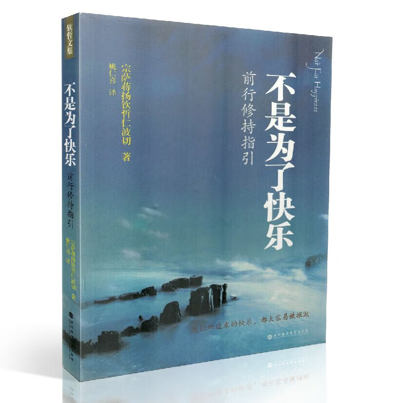 钦哲文集系列 不是为了快乐 前行修持指引 宗萨蒋扬钦哲仁波切/著