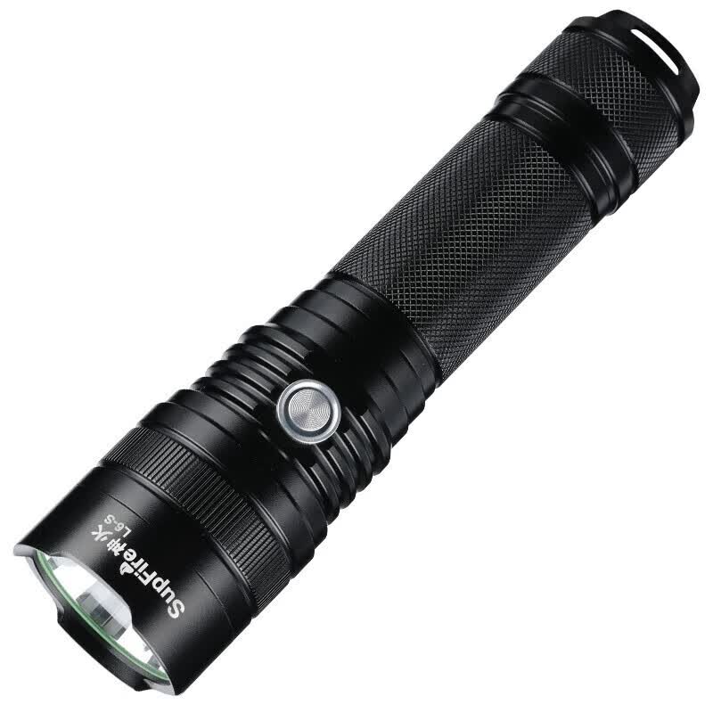 神火(supfire)l6-s 强光手电筒  远射usb充电式led防身户外骑行灯 配