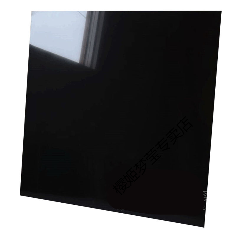 樱姬瓷砖地砖800x800客厅抛光砖白色玻化砖滑耐磨地板砖黑砖 黑色 600