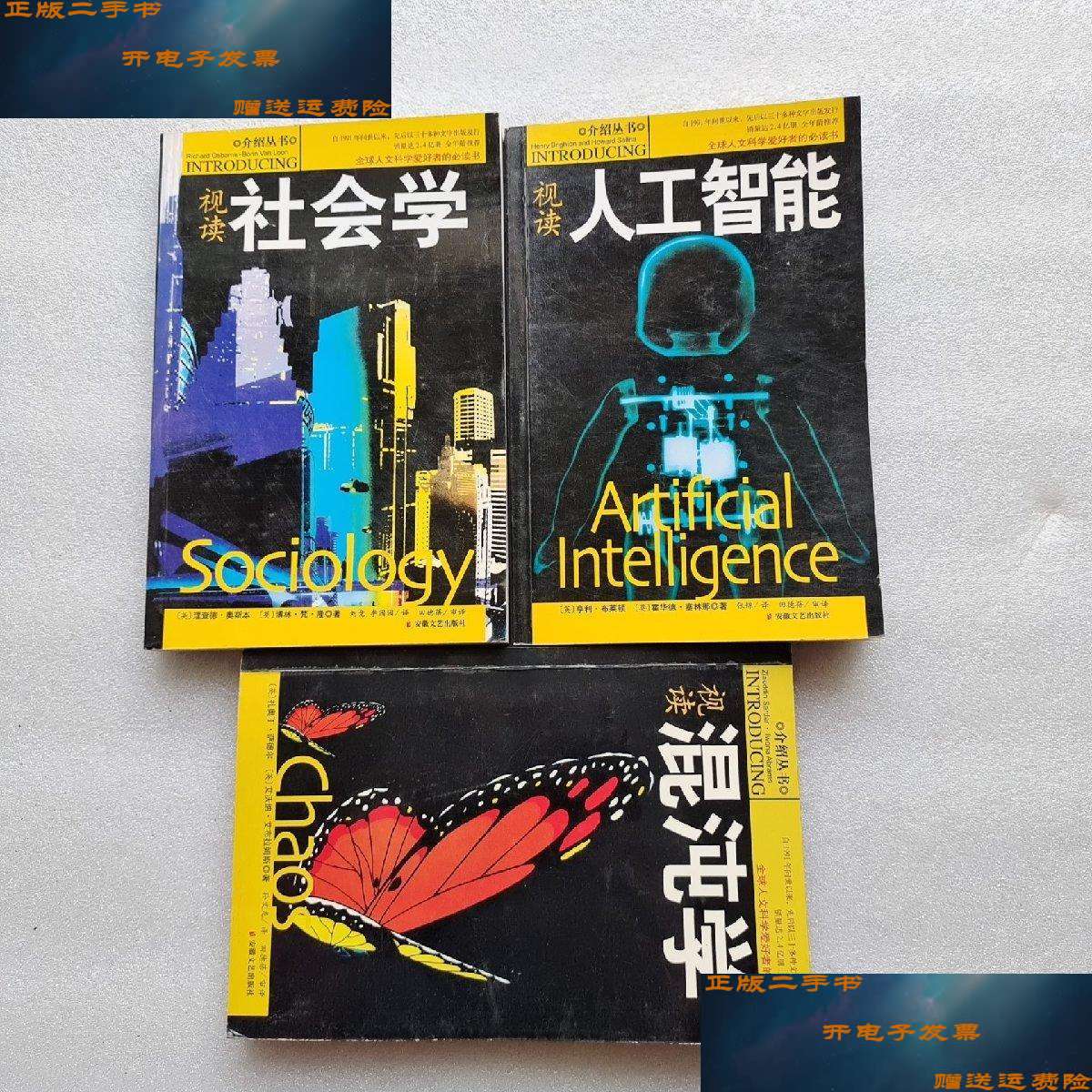 【二手9成新】视读社会学 视读混沌学 视读人工智能(3本合售) /[英]扎