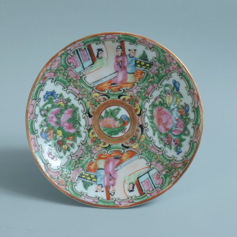 【包老带证书能典当44】广彩小盘