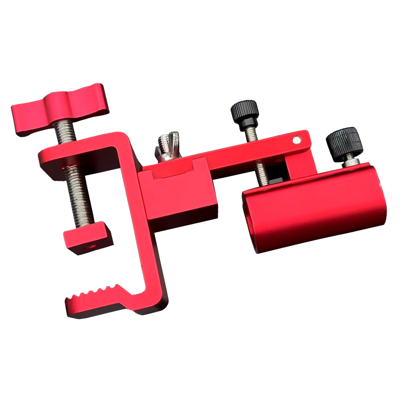 pubk大物钓台炮台座钓台炮台架加厚铝合金钓鱼滑动炮台支架配件 (三向