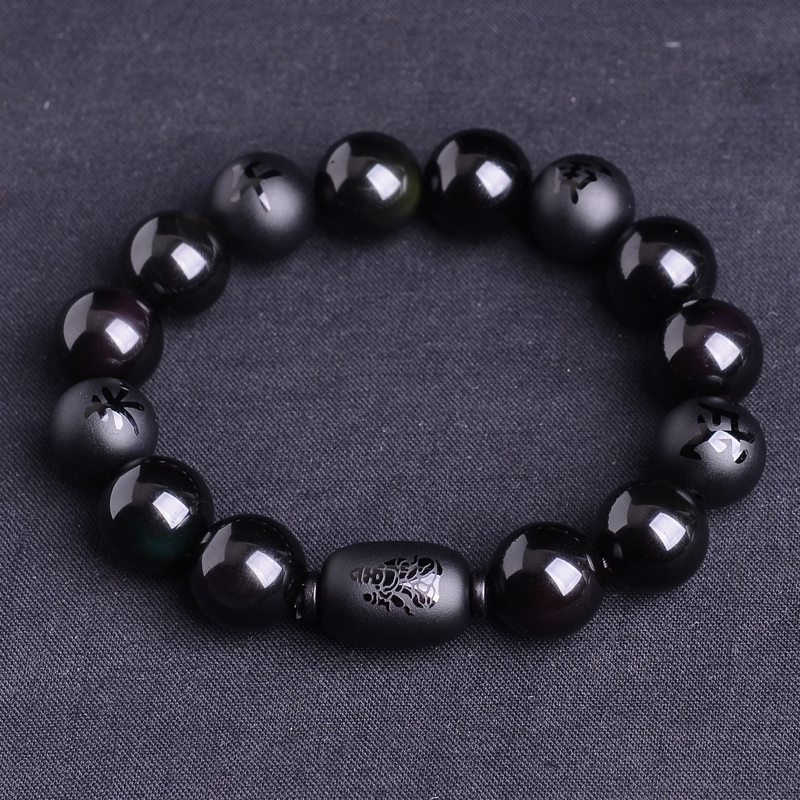 慈灵阁 三合六合贵命佛转运珠2024年属马手链十二生肖马吉祥物男女