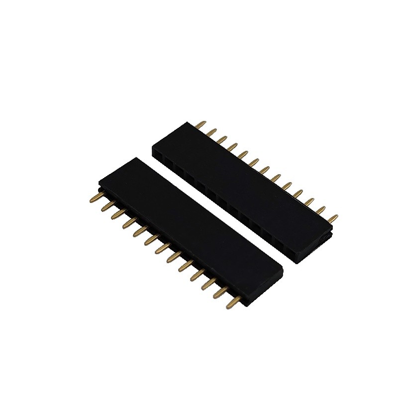 54mm单排排母 1*13p 单排针插座 每件10只 直插针座 电子连接器