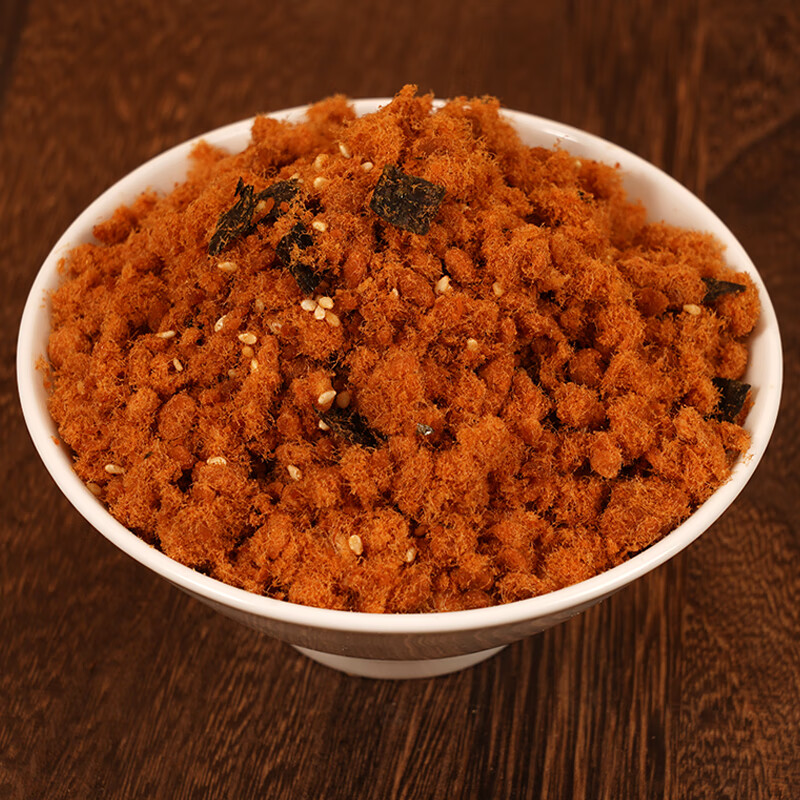 好好牌廈門特產(chǎn)兒童海苔肉粉豬肉松壽司飯團拌飯零食輔食散裝袋裝 兒童肉粉松200克（黃色包裝 豬肉松