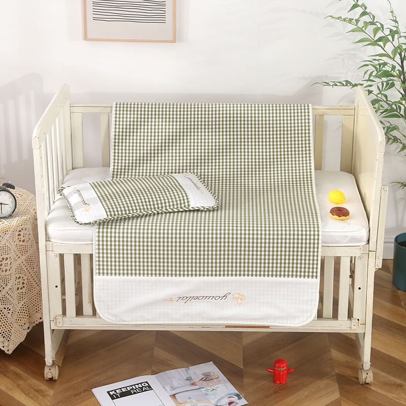 凉意婴幼儿苎麻凉席夏季新生宝宝用品童床凉席幼儿园午睡透气吸汗凉席 橄榄绿宝宝席 60*100cm
