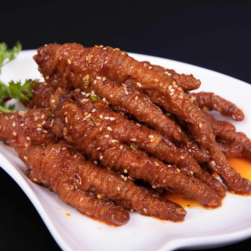 (weibage)【虎皮凤爪】休闲零食泡椒凤爪卤味小吃即食香辣鸡爪 黄皮