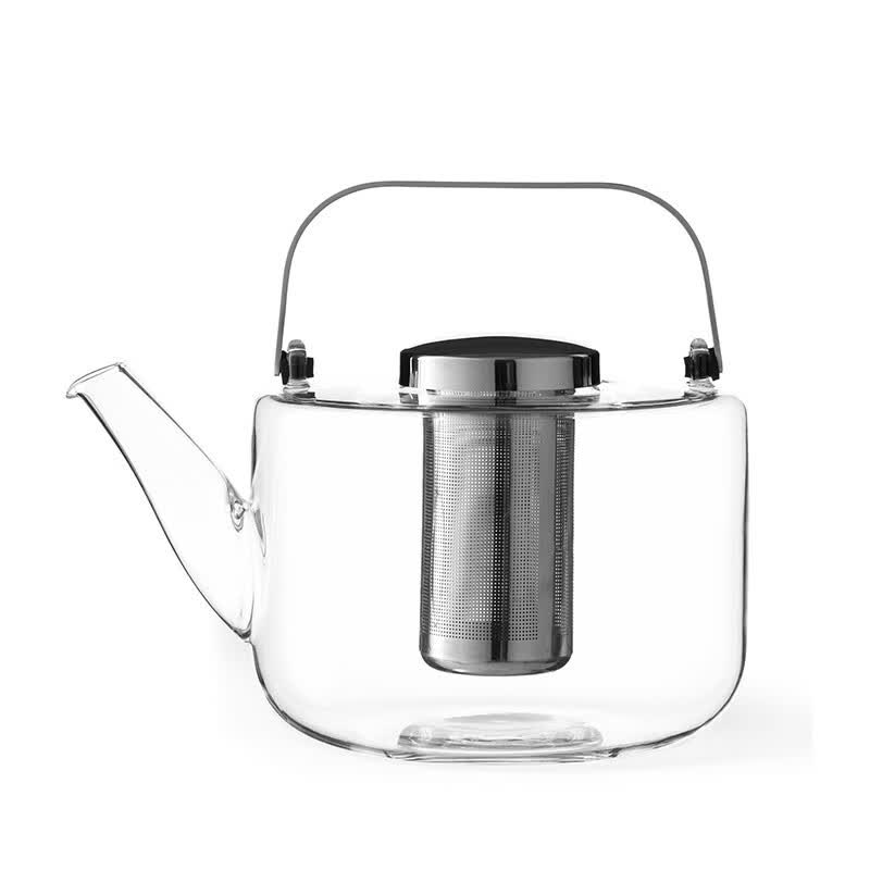 VIVA scandinavia 耐热玻璃茶壶可加热泡茶壶水壶大号耐热沏茶壶带过滤花茶茶具 小熊大号单壶1只 1.2L【V37901】