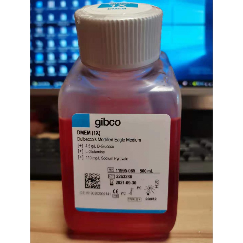 gibco 11995065 dmem高糖培养基含丙酮酸钠 500ml 11995-065