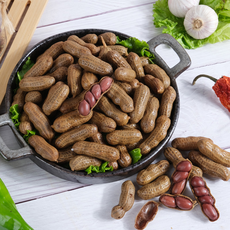 健康水煮湿花生卤汁带壳真空装烧烤餐饮冷盘商用下酒菜怪味五香咸花生