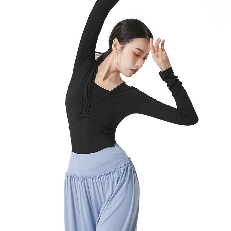 赢友形体服舞蹈艺考古典舞练功服艺考形体训练服装女现代长袖显瘦芭蕾