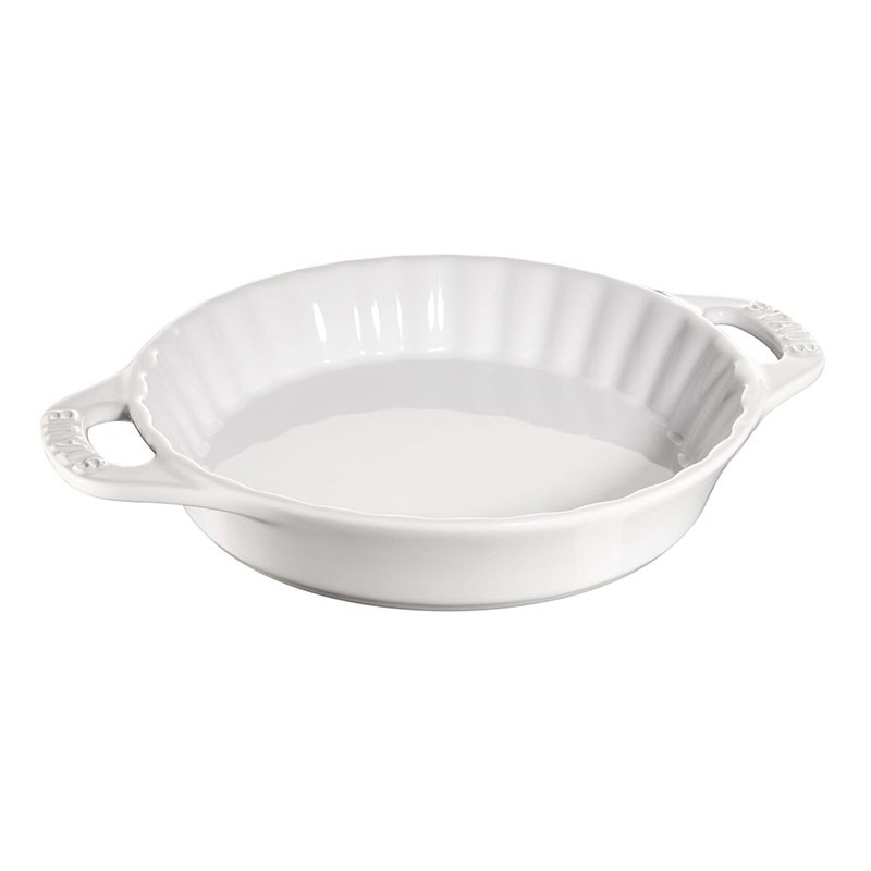 珐宝(staub)德国直邮珐琅陶瓷餐具馅饼盘法国制造白色 白色 1个 24cm