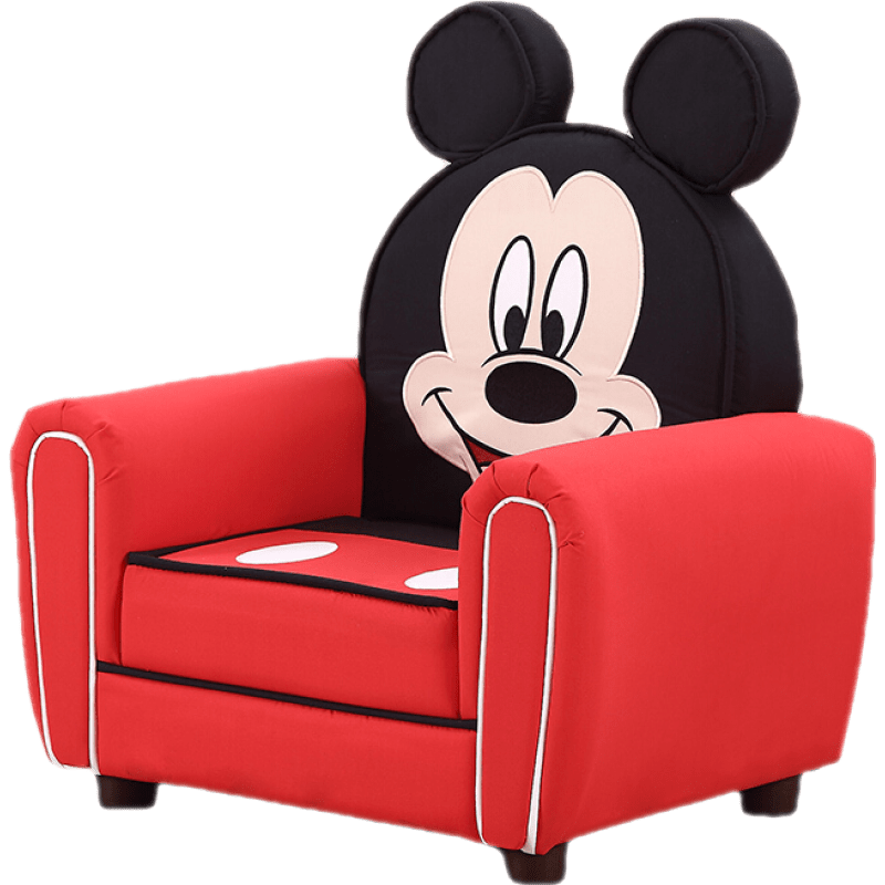 dgbaobei迪士尼儿童沙发 欧标可爱小沙发 卡通布艺沙发 宝宝小沙发 礼品小沙发 幼教用品 迪士尼米奇沙发202