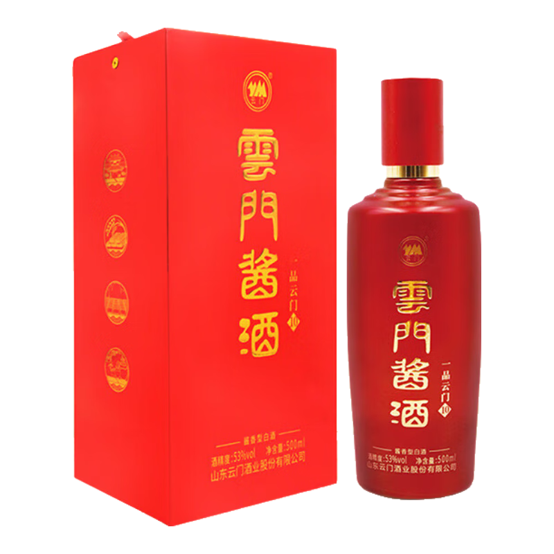 云門醬酒·一品云門10 醬香型白酒 53度 500ml 單瓶裝 中秋送禮