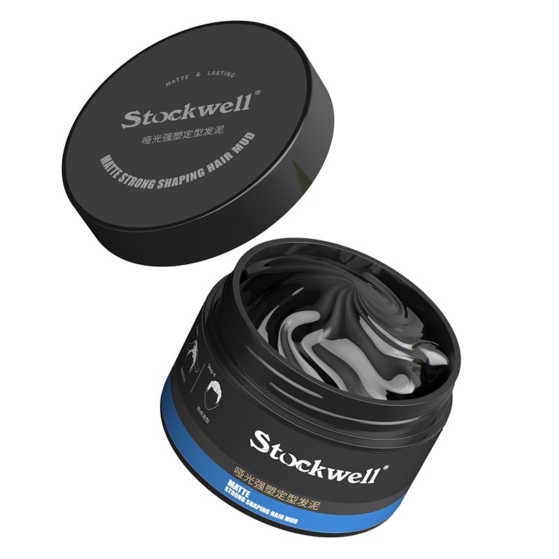 stockwell男士发蜡 哑光强塑定型发泥 持久造型 蓬松保湿 发胶塑性
