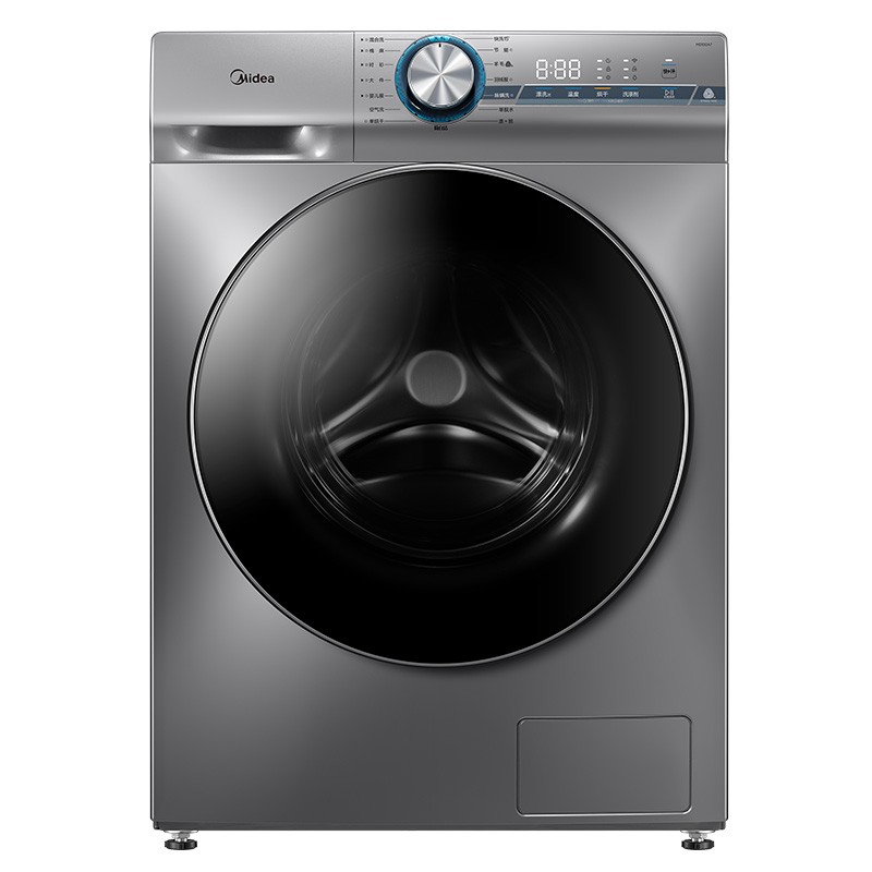 美的（Midea）京品家电 滚筒洗衣机全自动 10公斤洗烘一体 自动投放 智能家电 快净系列 MD100A7 以旧换新