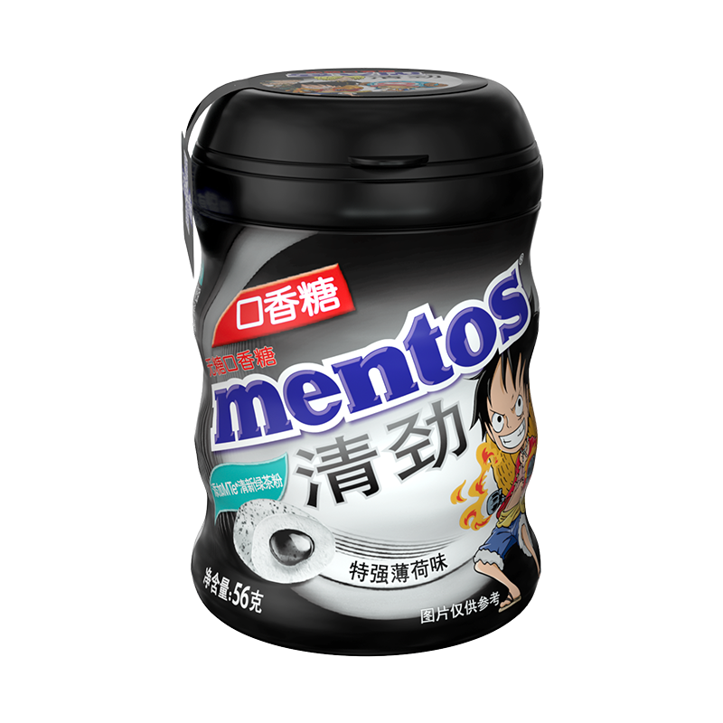 mentos 曼妥思 无糖口香糖 特强薄荷味 56g