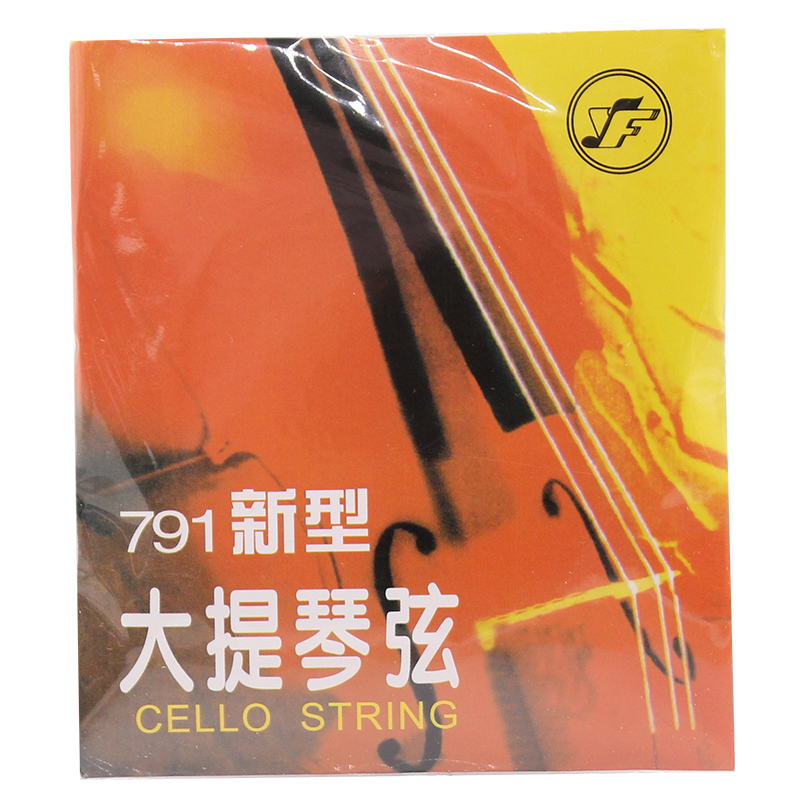 青歌791新型大提琴弦弦线铬钢大提琴琴弦套弦福音专业练习钢丝演奏 791大提琴弦（1/2-2/4） 1套4根弦