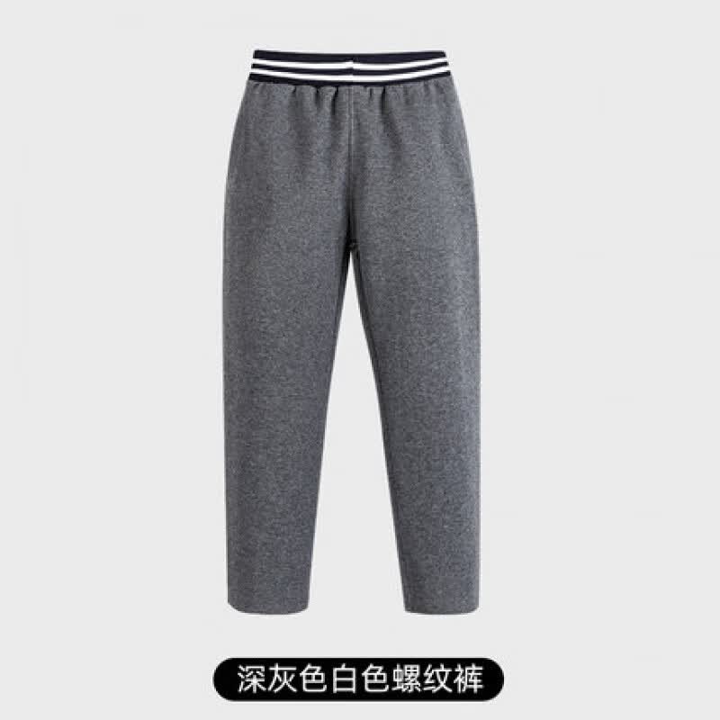 妤屋湖北恩施清江外国语学校学生校服校徽棒球服运动服春秋款运动上衣 深灰螺纹长库 185cm使用感如何?