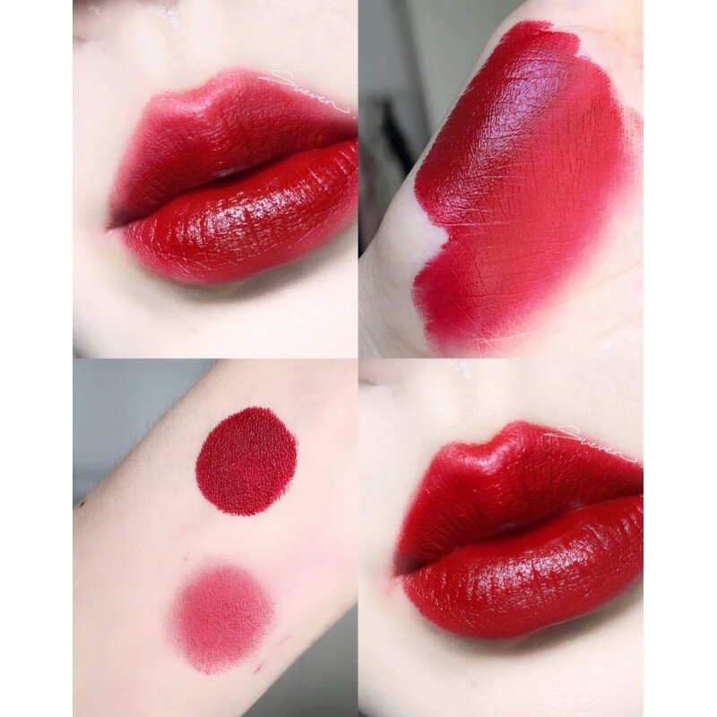 女半哑光正红烂番茄色杜鹃情人礼物送女友老婆 m115御宫绣(复古红)