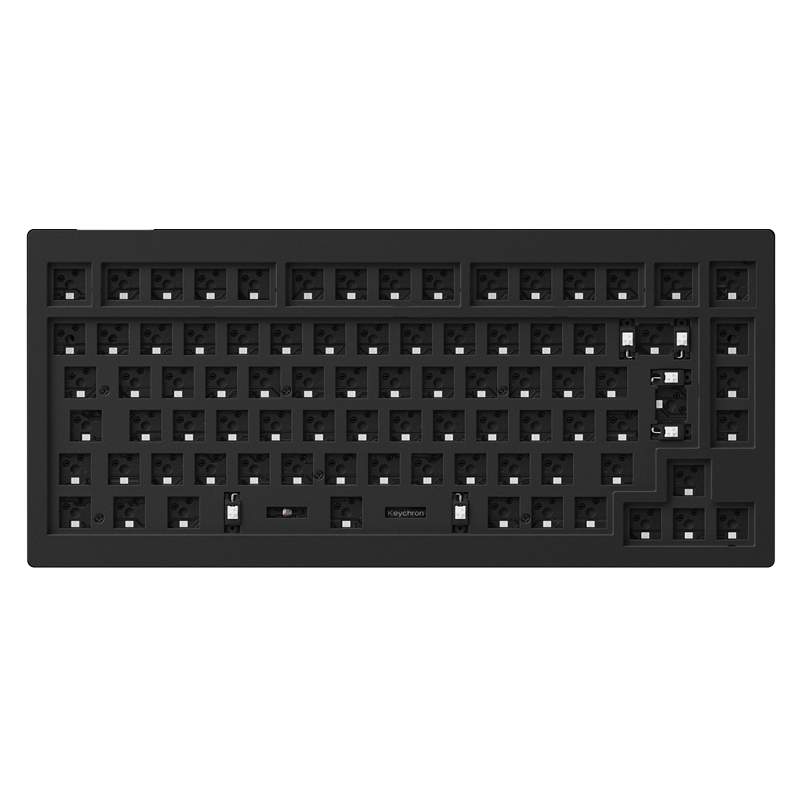 keychron V1机械键盘 热插拔客制化键盘 81键RGB背光办公键盘有线 Mac/ipad键盘 键盘机械 有线键盘套件Z2