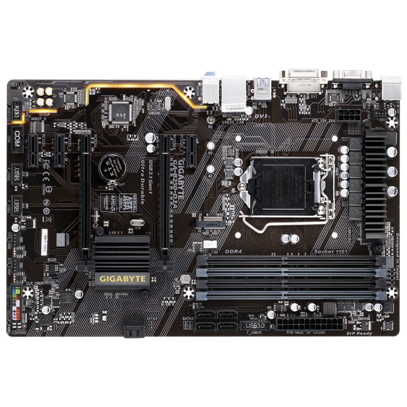 二手 技嘉 b250主板 d3a 主板 主板cpu套装 1151针 可上8100 7400 g45