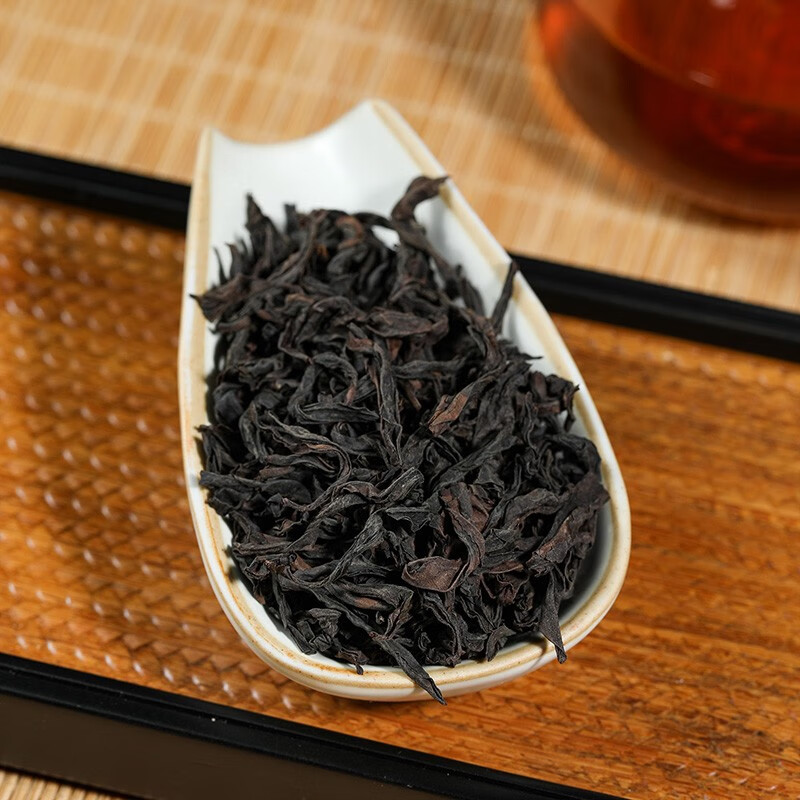 饮矿茶叶 大红袍茶叶新茶肉桂浓香型乌龙茶岩茶散装铁盒装 两盒共200克