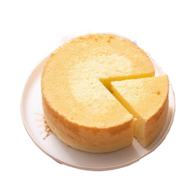 蜜钰鲜新鲜蛋糕蛋糕胚子子6/8/10寸半成品做当高糕 原味8寸 3-4人份