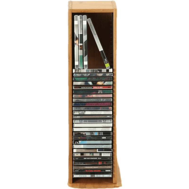 聶莊CD架DVD收納架碟片架ps4游戲光盤整理架藍光碟黑膠碟片架 CD