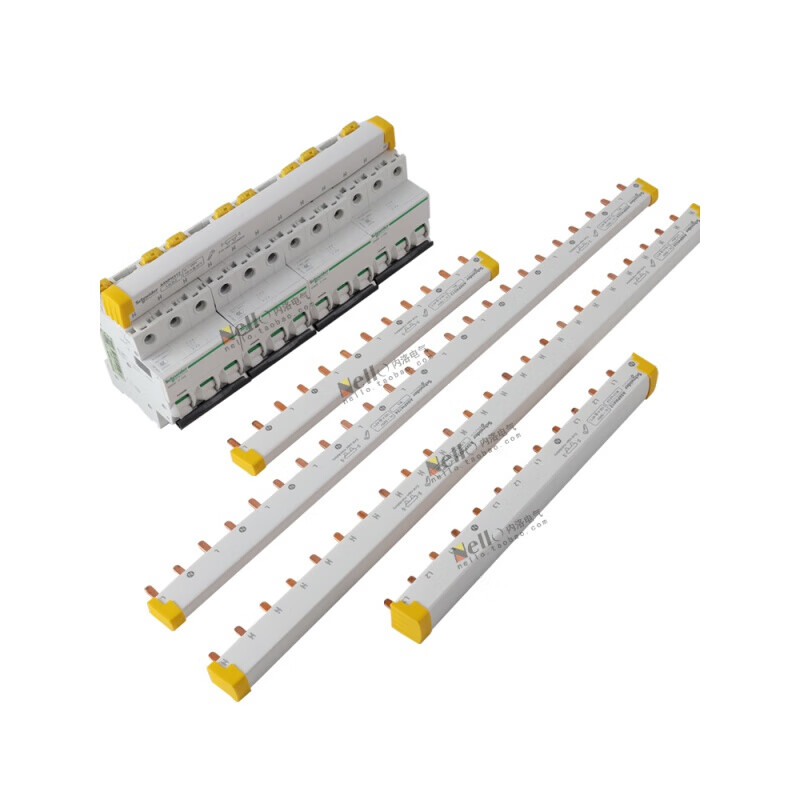 断路器汇流排1p2p3p4p 空气开关梳妆母排铜排1p n a9xph112 1p a9xp