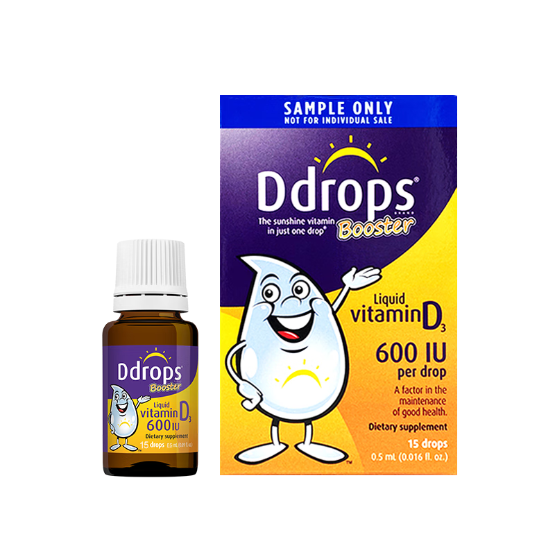 Ddrops׿˼ Ӥ׶ͯάD3μ ͯDDСƿvd3ad 600IUװ0.5mlװʵ47.4Ԫ