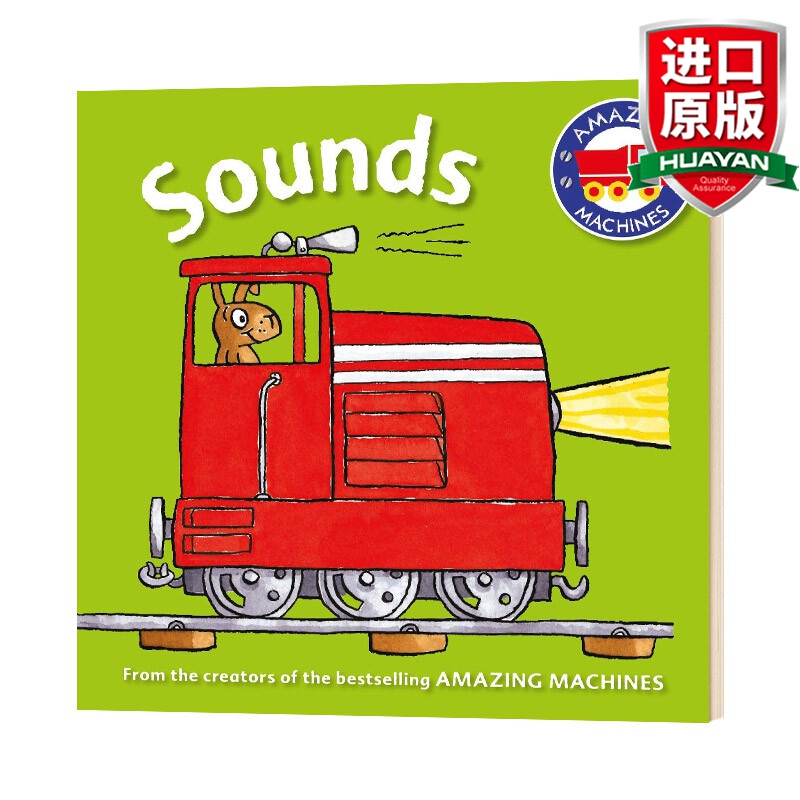 英文原版 声音 amazing machines first concepts: sounds 神奇机器的