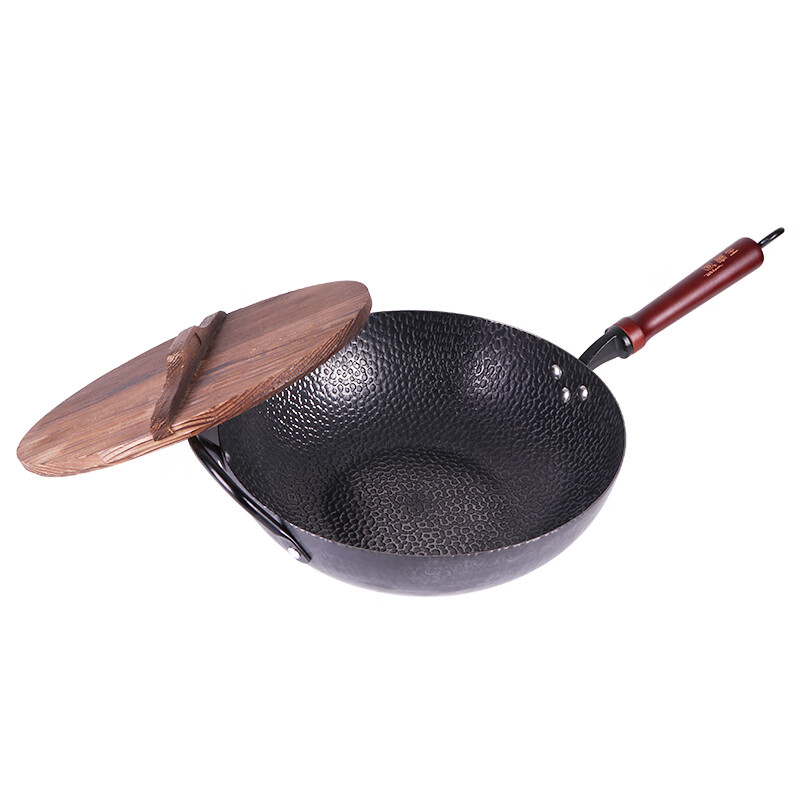 【新款】华生炒锅316华生章丘铁锅手工老式炒锅家用炒菜不粘锅无涂层