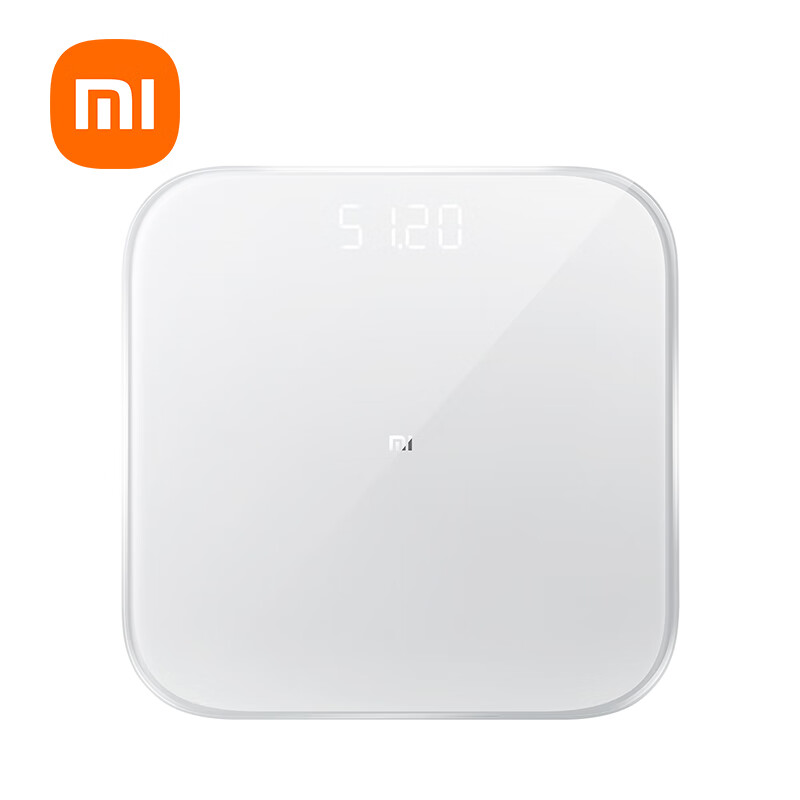 XIAOMI 小米体重秤2 家用健康秤 电子秤高精度 人物双模式 APP数据测量 智能分析自动识别LED屏幕 体重秤2
