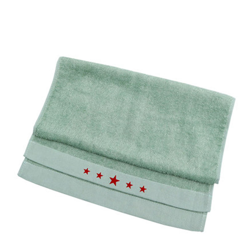 路卿程 军绿毛巾绿色两条装军训宿舍发棉黄脸盆口杯刷牙杯子带字 浅绿