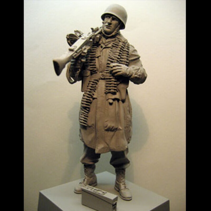 狂游者兵人模型1:16树脂人物兵人模型套件二战士兵gk白模军事