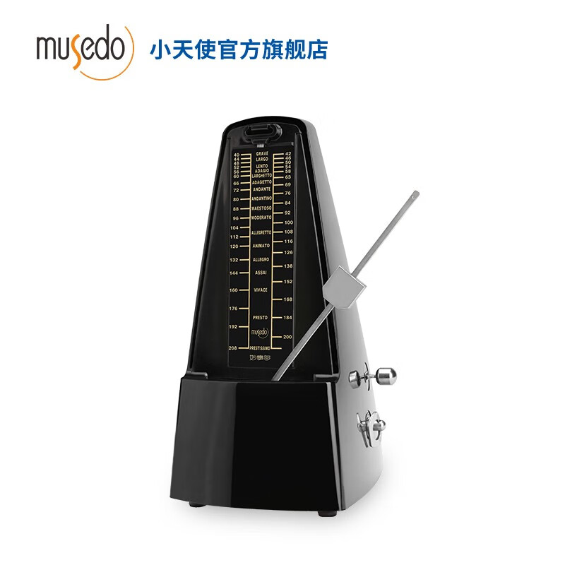 MUSEDO妙事多Musedo机械节拍器钢琴吉他小提琴古筝通用精准节奏考级M-20 黑色