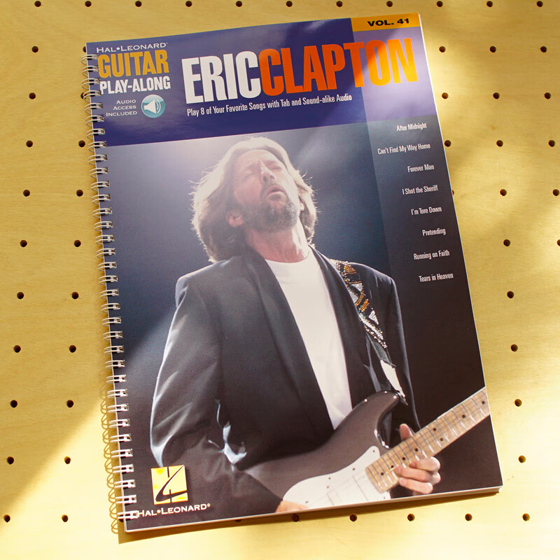 eric clapton埃里克·克莱普顿独奏电吉他弹唱六线谱乐谱曲谱音频