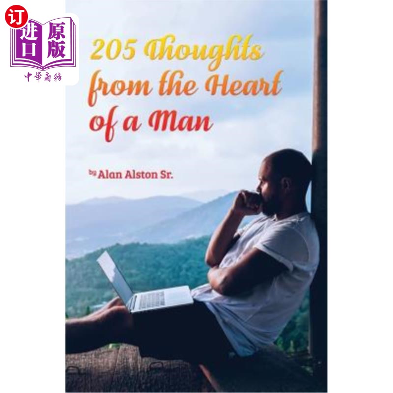 海外直订205 thoughts from the heart of a man 205个人内心的想法
