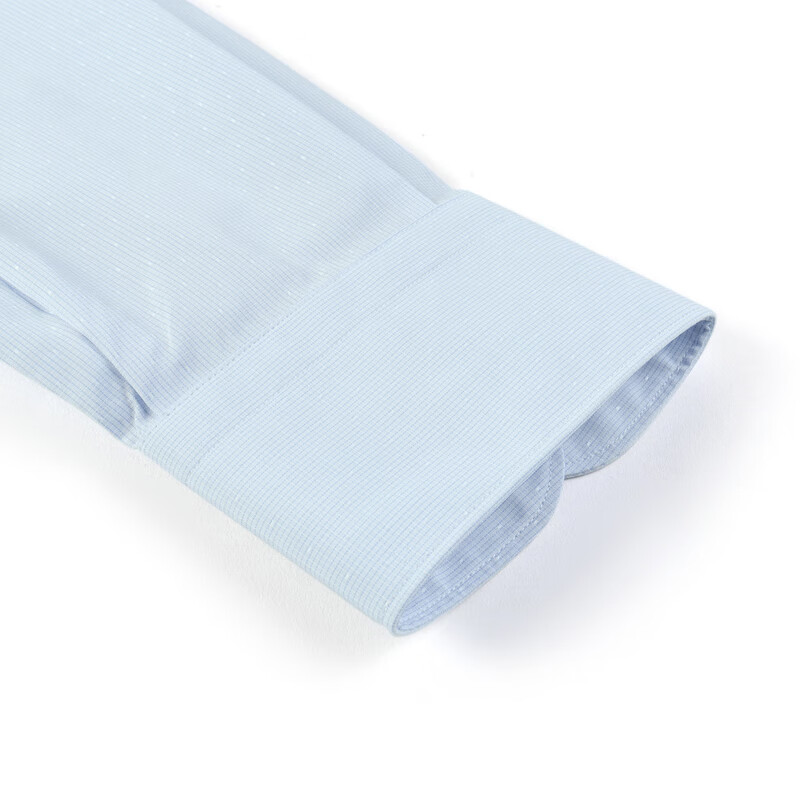 MAYOR男装进口面料高支全棉经典绅士透气长袖衬衫 MLCA19771HQT-4浅蓝 180/100A