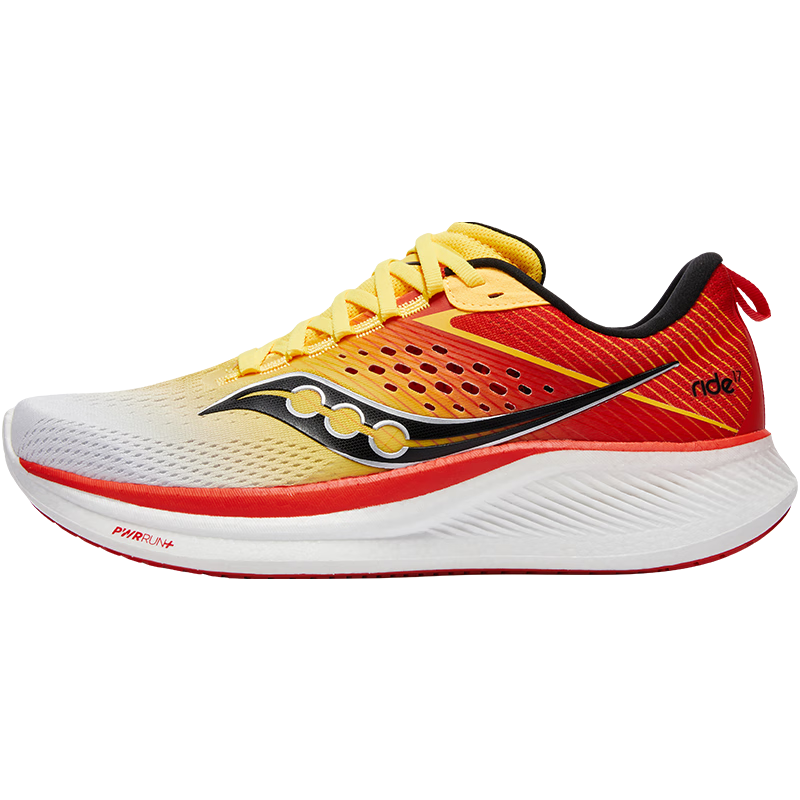 Saucony������Ԧ;17��Ь�м���͸��ѵ��Ь�ܲ��˶�Ь��RIDE17 �׻�138 41 480.65Ԫ