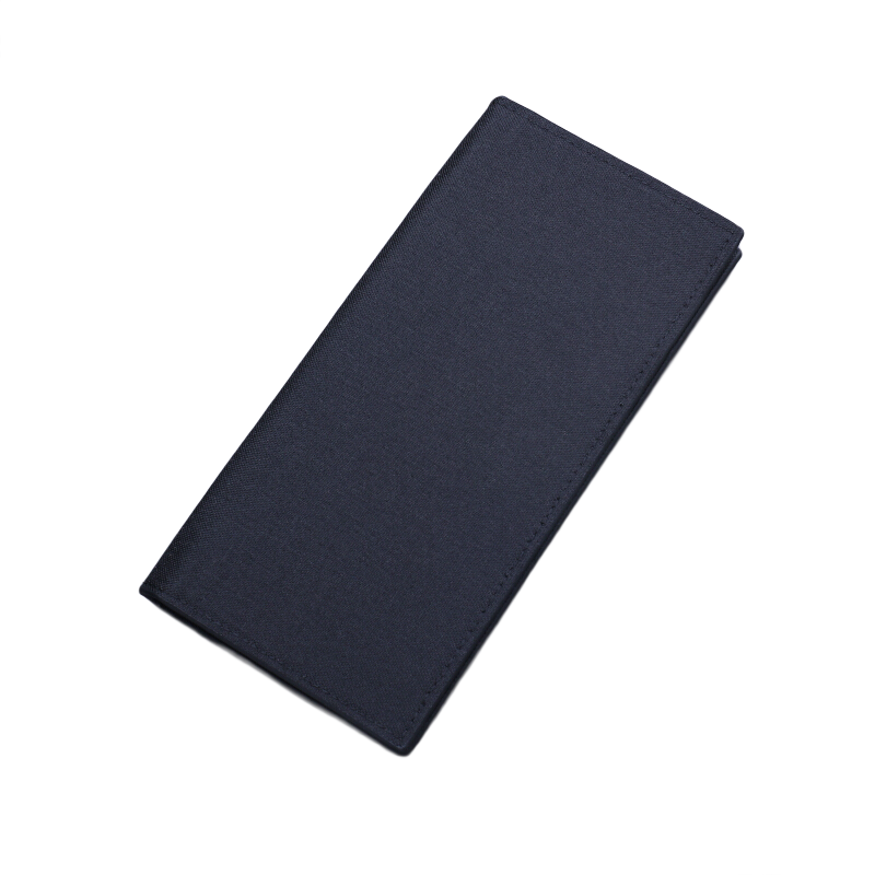 書果兒帆布錢包男長(zhǎng)款超薄日系折疊學(xué)生簡(jiǎn)約復(fù)古布款男士潮牌帆布錢夾 14帆布長(zhǎng)款黑色