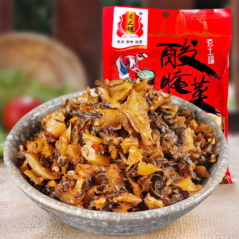 朗小贝阿表哥 酸腌菜350g 云南特产大理弥渡老坛酸菜咸菜下饭菜米线