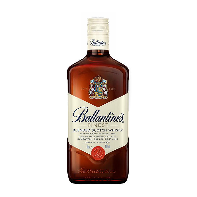 百龄坛（Ballantine’s）特醇 苏格兰 调和型 威士忌 洋酒 700ml 63.6元