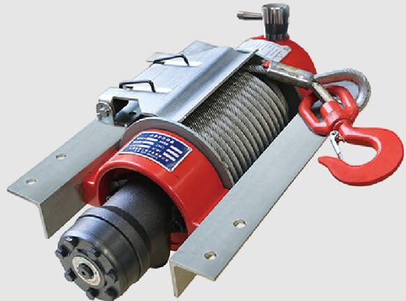 乐兰达4吨液压绞盘适用清障车拖拉机金华市电动工具有限公司 红色