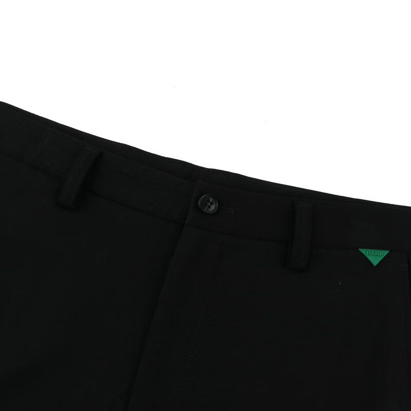 汉麻世家(HANP)男士针织休闲裤 黑色 35 185/88A